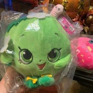 SHOPKINS Apple Blossom Plush Piggy  Bank - NWT